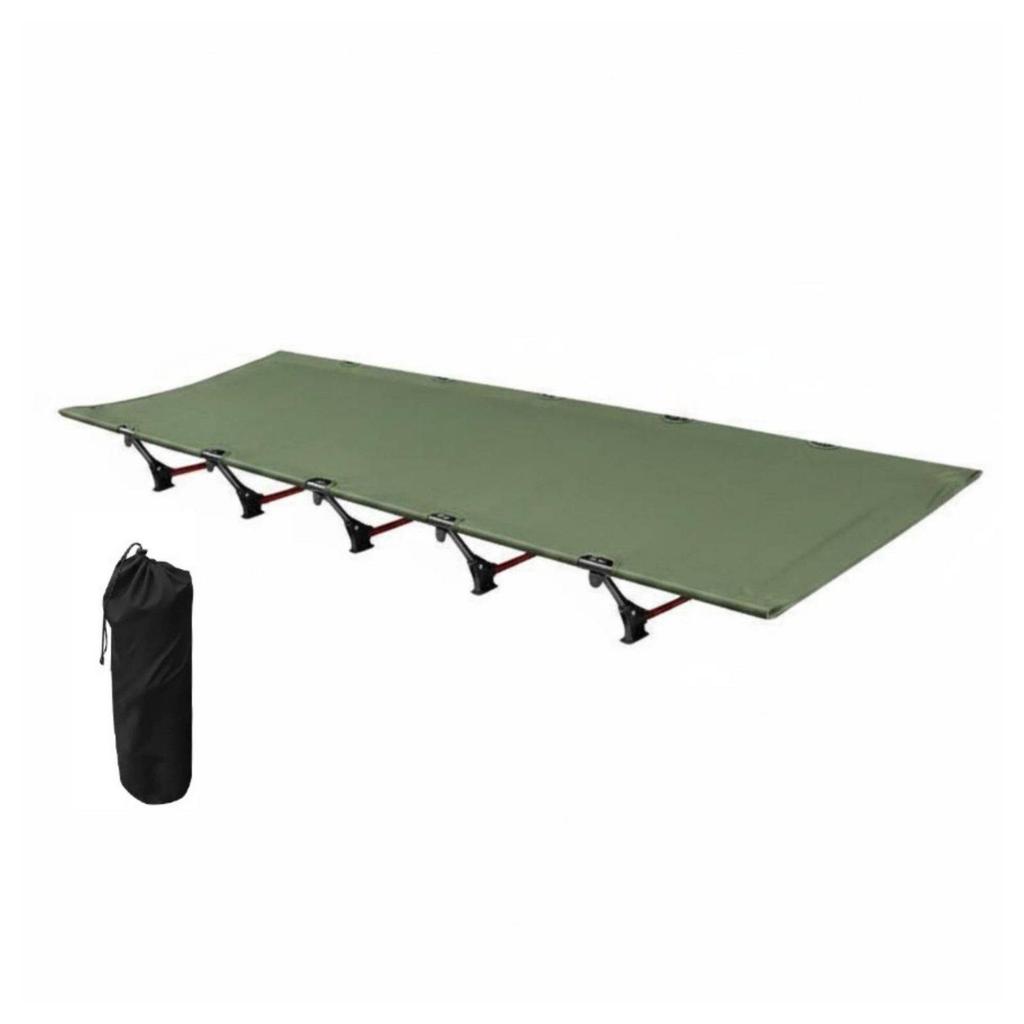 Portable Aluminum Alloy Folding Bed Compact Single Sleeping Cot for Outdoor