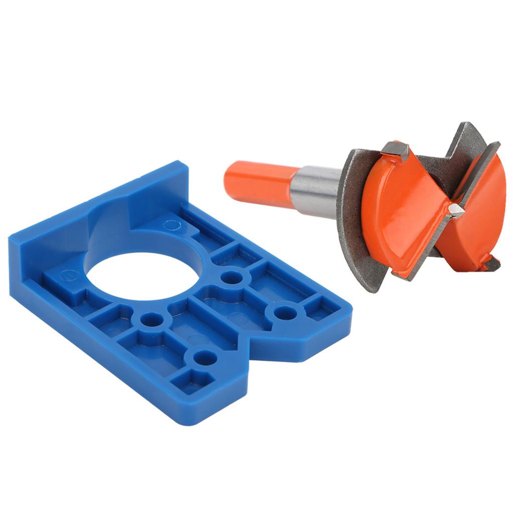 Hinge Hole Opener Accuracy Locator Door Drilling Guide Drilling Jig Pencil Screw 35mm
