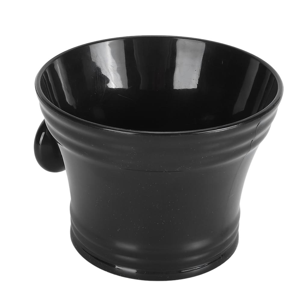 Beard Lathering Brush with Stand Bowl 3 In 1 Soft Nylon Hair Residuals Removal Quick Dry Foam Brush Stand Bowl