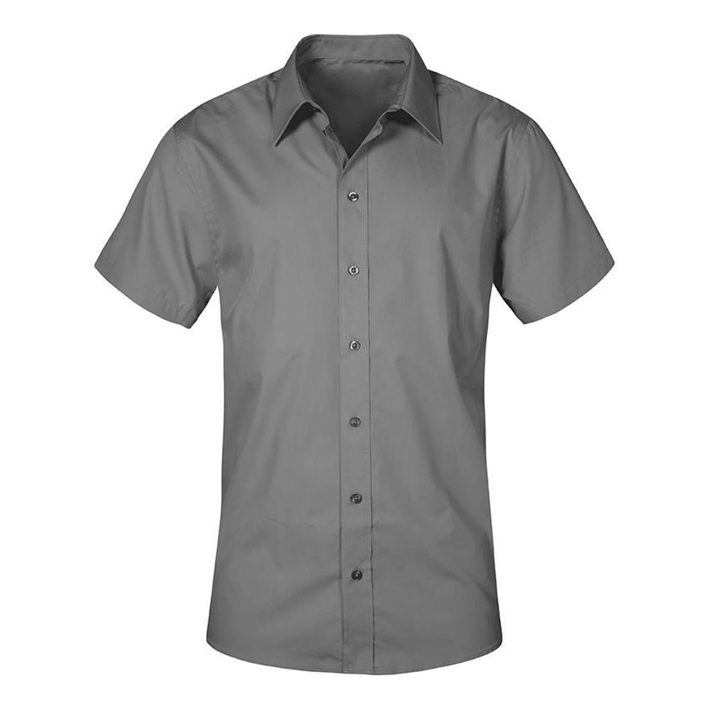 Promodoro Mens Poplin Short-Sleeved Business Shirt