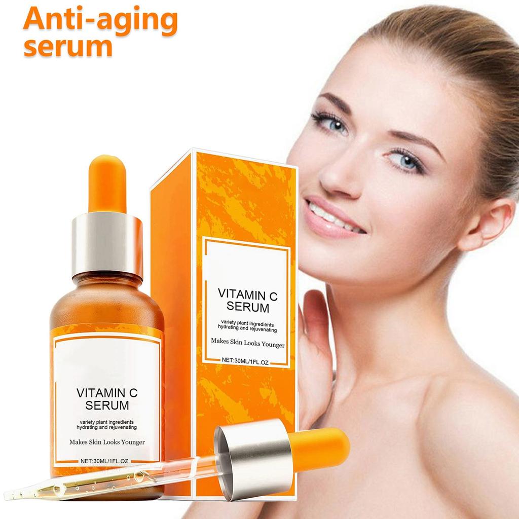 VitaminC Facial Serum Brightening Skin Color Hydrating Moisturizing Tender Moisturizing Facial Skin Serum 30ml