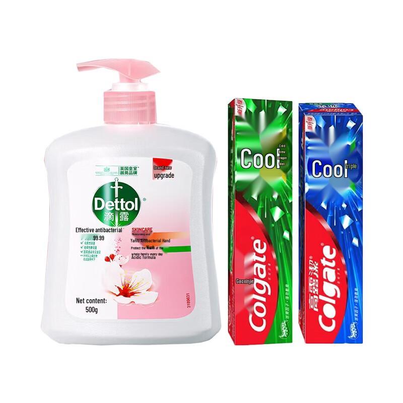 

Набор: Мыло для рук Dettol и Зубная паста Colgate