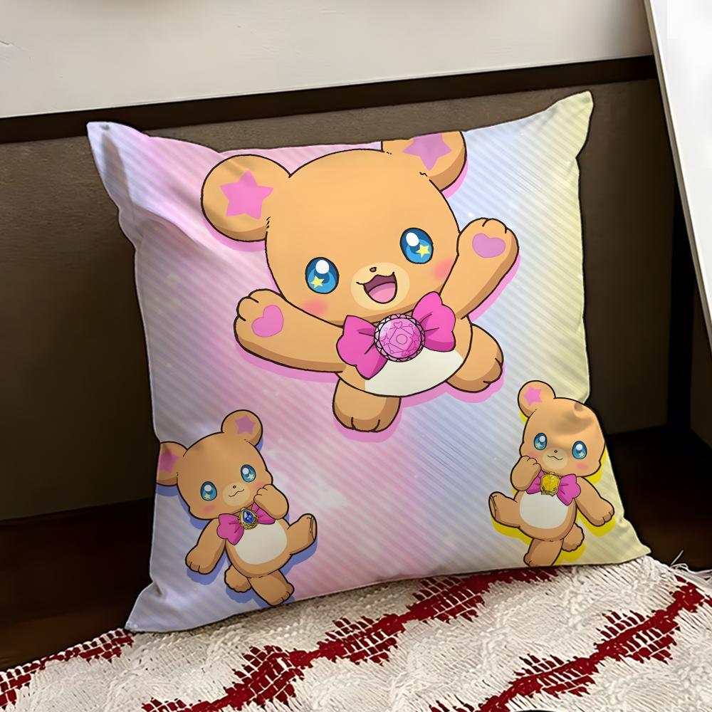 Anime cartoon MMofurun Cushion Cover Reversible Soft Durable Pillow Cover Home Car MultiScene Use for Daily Comfort