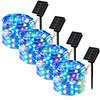 Outdoor Solar String Light LED Fairy Garland Copper Wire Light Garden Yard Party Christmas Decoration Lamp 8 Mode