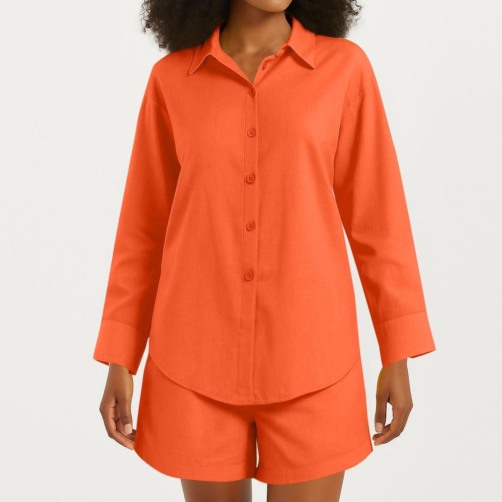 Women's 2 Piece Outfits Sets Ruched Short Sleeve Tops  Wide Leg Pants Tracksuit Sets