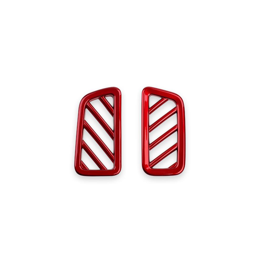 2PCS for KIA K5    2024 Left-Hand Drive Car Front Upper Vent Tank Lid Dashboard Vent Trim Frame ABS Material