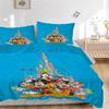 3pcs Disney Characters Quilt Set Soft and Comfortable Bedroom, Guest Room and Dorm Decor Bedding Set W019