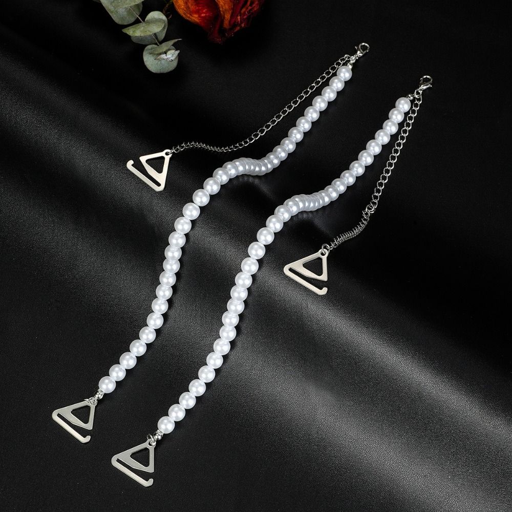 Non-Slip Pearl Bra Straps Sexy Off-the-shoulder Adjustable Underwear Shoulder Strap Removable Decorative Bra Shoulder Belts
