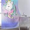 Cartoon Einhorn Tüll Vorhang Für Wohnzimmer Schlafzimmer Dekor Stern Floral Regenbogen Sheer Vorhänge Zimmer Küche Fenster Behandlung