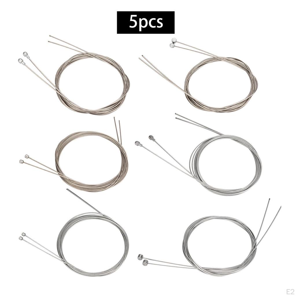 5Pcs Stainless Steel Bicycle Inner Brake Cable Repair Tool Replacement Shifting Protection