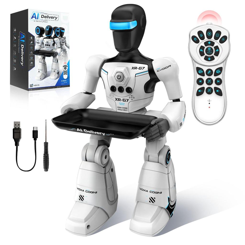 Smart Voice-Controlled Dancing Robot with Gesture Remote for Kids