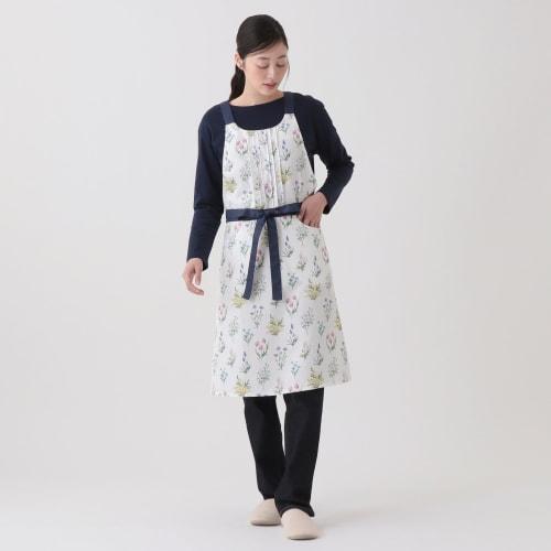 Afternoon Tea Living Apron JJ03 Flower Apron, Navy