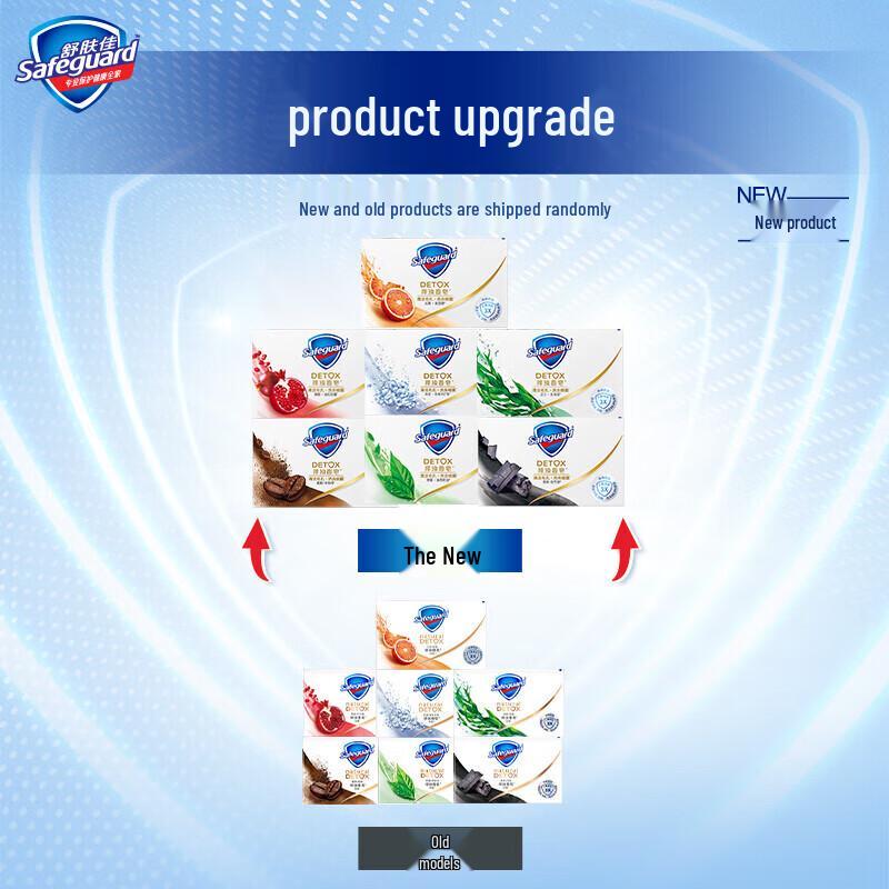 Safeguard Deep Purifying Red Pomegranate Bar Soap, 4-Pack