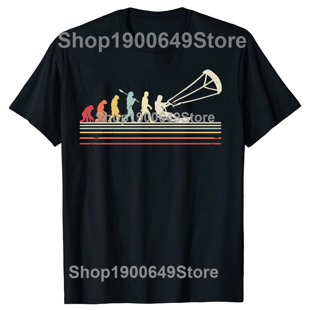 Funny Kitesurf T Shirt Kite Surfing Evolution Kite Boarding 3D Printed T Shirt Cotton Man Top TShirts 3D Printed Hot Sale