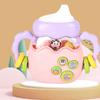 Electric Rattle Hand Bells Baby Music Rattle Teething Bottle Toy Educational Rattle Phone Toy for Infant Birthday Gift