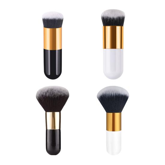 Women Makeup Brush Portable Travel Professional Soft Synthetic Bristles Blush Loose Powder Foundation Blending Kabuki Brush