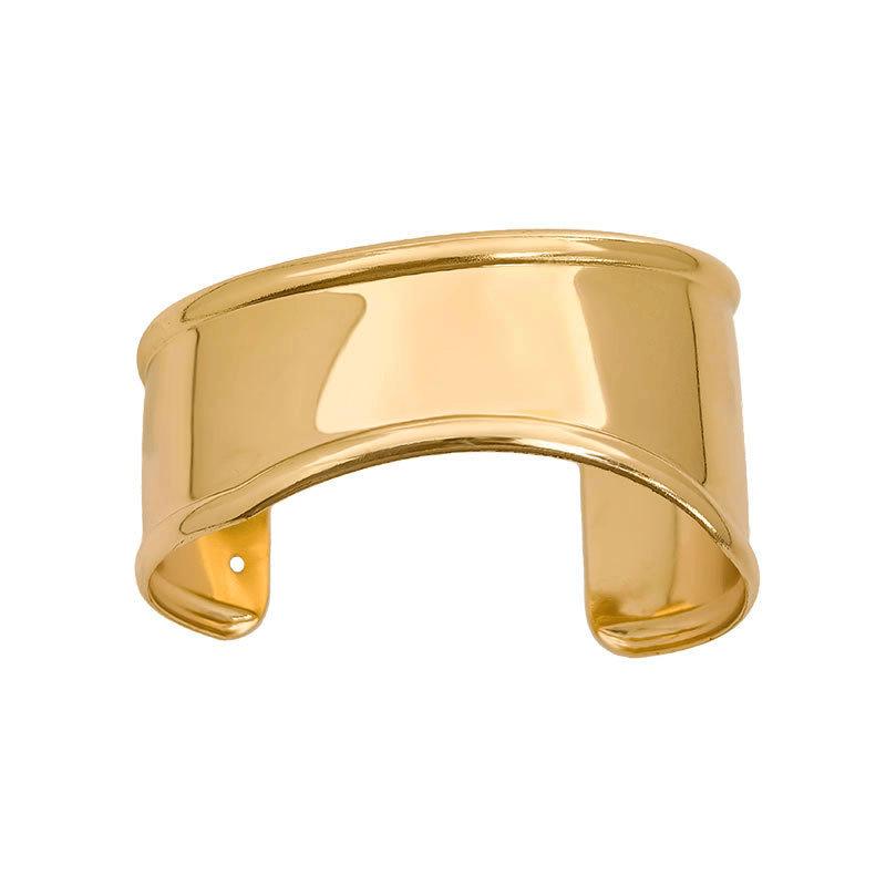 

Женский гладкий браслет с широким раскрытием: Европейский и американский хип-хоп стиль с персонализированным дизайном