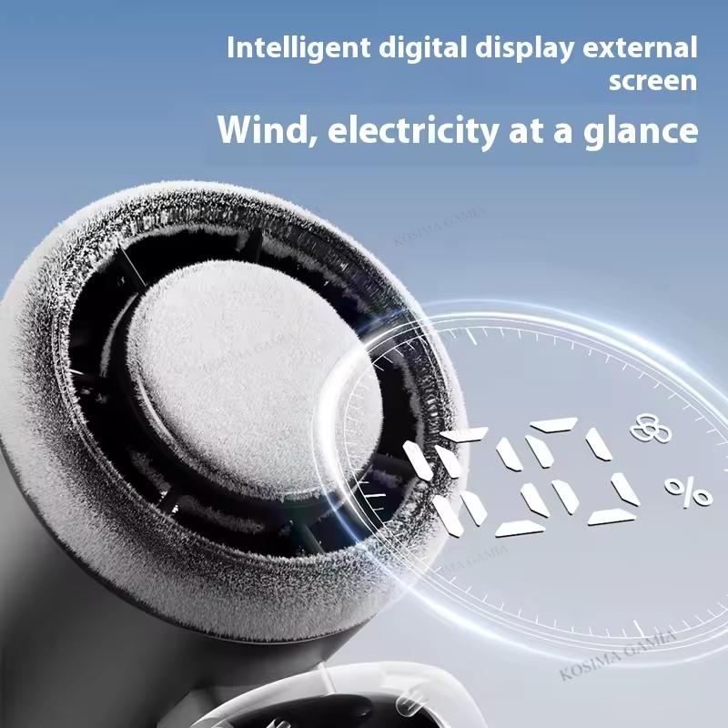 Fan Mini Hanging Ice Pack Handheld High-speed Folding 100 Speed Infinitely Adjustable Fan Portable For Office Outdoor Neck