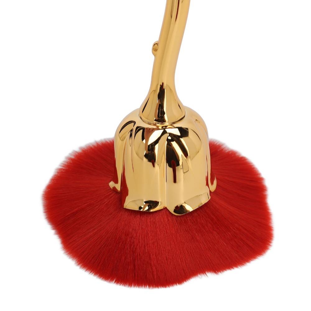 2pcs Fluffy Manicure Cleaner Brush Thickened Die Cast Fluffy Powder Brush Daily beauty makeup use