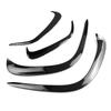4pcs/Set Black Car Front Rear Bumper Fog Light Eyebrow Eyelid Cover Trim ABS Fit for Mercedes Benz GLE W167 V167