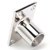 Stanchion Base Stainless Steel 90 Degree Rectangular   AntiCorrosion Polishing Hnadrail Fitting for Boat Yacht(22mm )