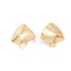 SHIXIN Minimalist Metal Irregular Stud Earrings for Women Vintage Punk Gold Color Geometric Piercing Earring Party Jewelry Gift