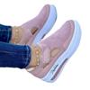Summer Large Size Fly-woven Breathable Casual Single Shoes Thick-soled Hollow Velcro Low-top Women's Single Shoes