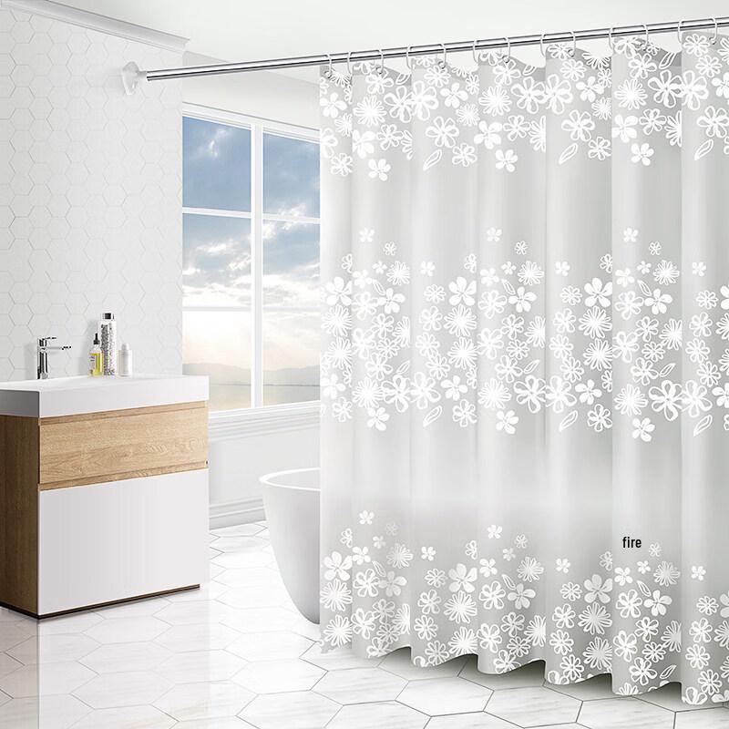 

LIEI Waterproof & Mildew-Proof PEVA Shower Curtain