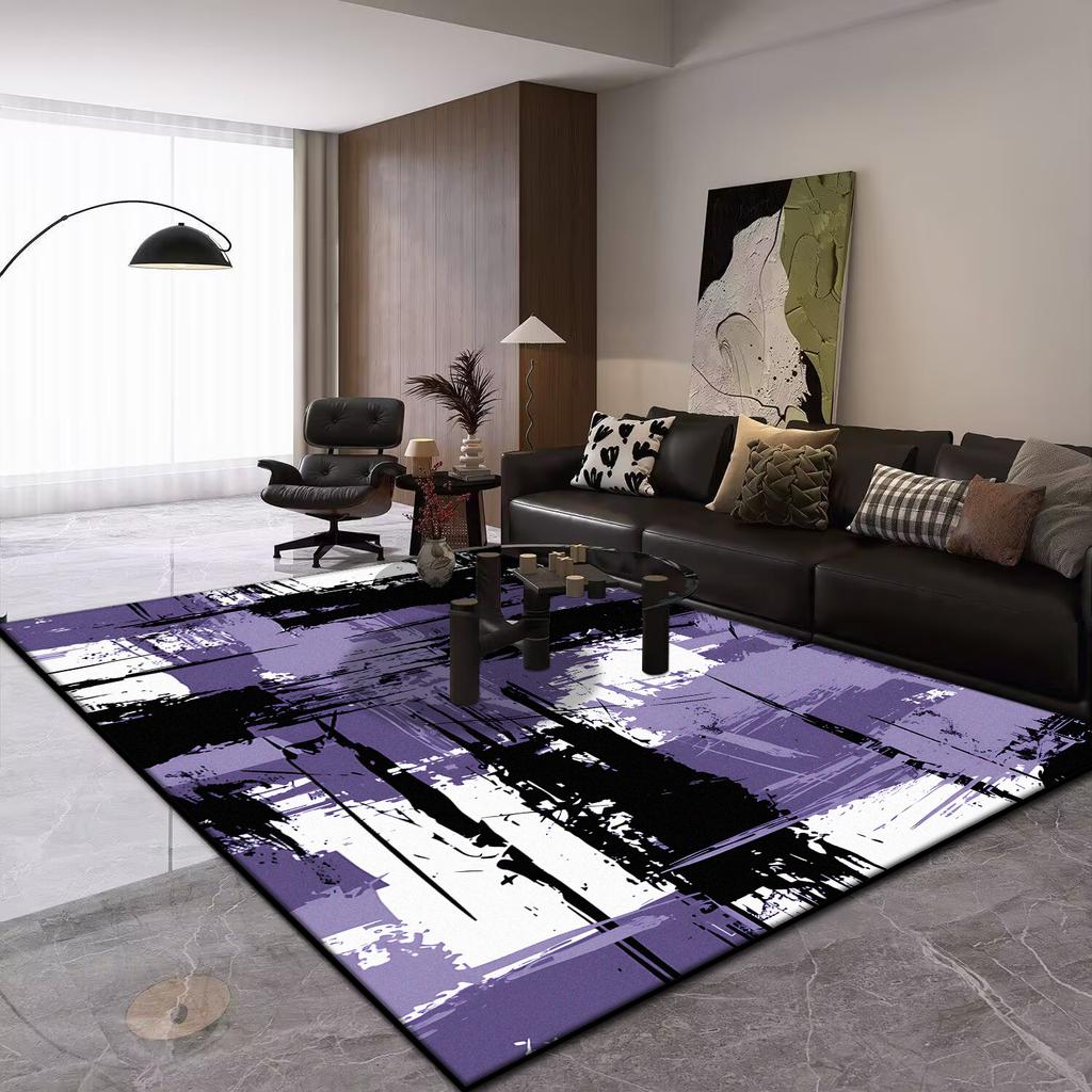 Modern Abstract Carpet Large Living Room Light Luxury Sofa Non-slip Rug Washable Balcony Decoration Rug Children's Bedroom Mat