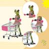 Cart Frog Statue Tabletop Ornament Collectible, Funny Animal Sculpture Decorative Figurine for