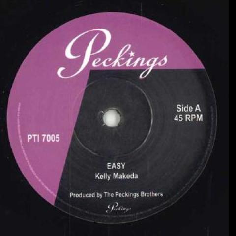 

7-дюймовая пластинка KELLY MAKEADA / LADY LEX - Easy / Breaking Up PTI7005 Peckings UK 2025 UK Регги, Ска и Даб
