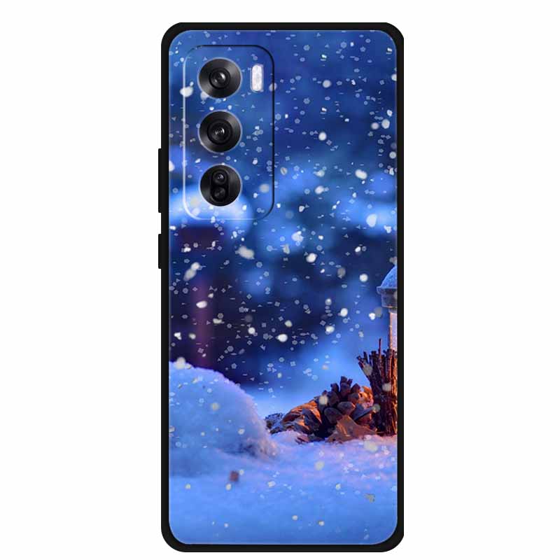 2024 Christmas Phone Cases For Oppo Reno12 Pro 6.7"Cases Soft TPU Silicone For Oppo Reno12 5G Cover Bumper Funda Reno12 12Pro 5G