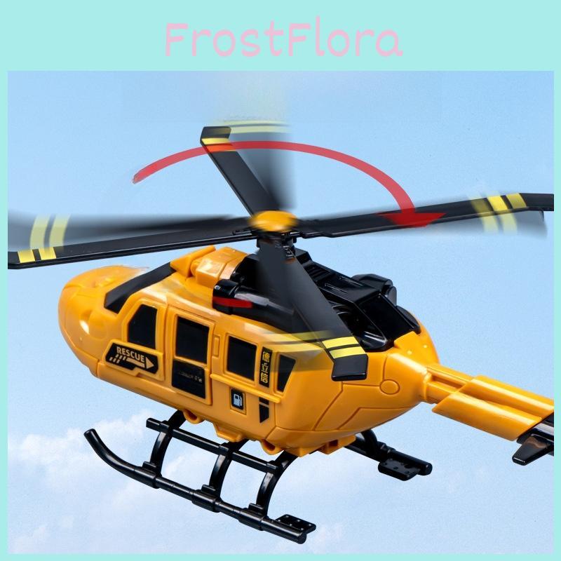 Rescue Helicopter Toy With Inertial Blades For Kids Pretend Play And Gift Use