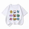 Boys' and Girls' Summer Comfortable Breathable Children's T-shirt Potdemiel New Pikachu Printed Children's T-shirt