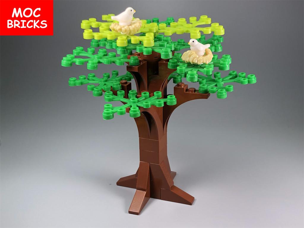 MOC Blocks Animal Bird Sparrow dove of peace Ruff Assembles Particles City Construction Bricks Accessories Playthings Plastic Material playthings