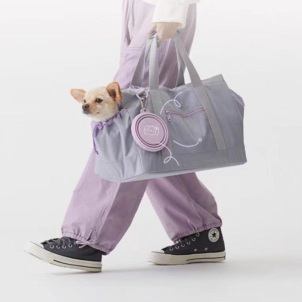 Collapsible Puppy Water Food Container Silicone Pet Supplies Durable Feeder Dish Bowl Cat