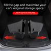 Model Y Launch 2026 Rear Trunk Side Storage Box For Tesla Y Juniper 2025 Organizer Suede Anti-dirty Car Travel Accessories