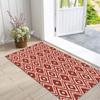 Nordic Style Carpet with Geometric Patterns Simple Rug Living Room Entrance Kitchen Bedroom Anti Slip Mat Home Decoration