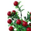 Artificial Berry Stem 6 Stems Simulation Fruits Branches with Leaves for Home