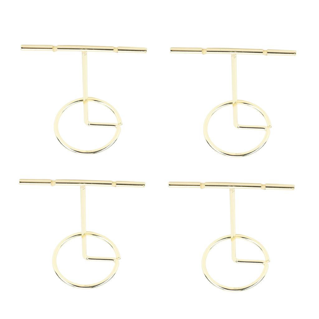 4pcs T Shaped rring Display Stand Jewellery Display Stand Photo Props T Shape Slotted Necklace Stand for Store Closet