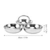 Thickened Dessert Bowl 304 Steel Fruit Bowl Easy To Clean Pudding Bowl  Party
