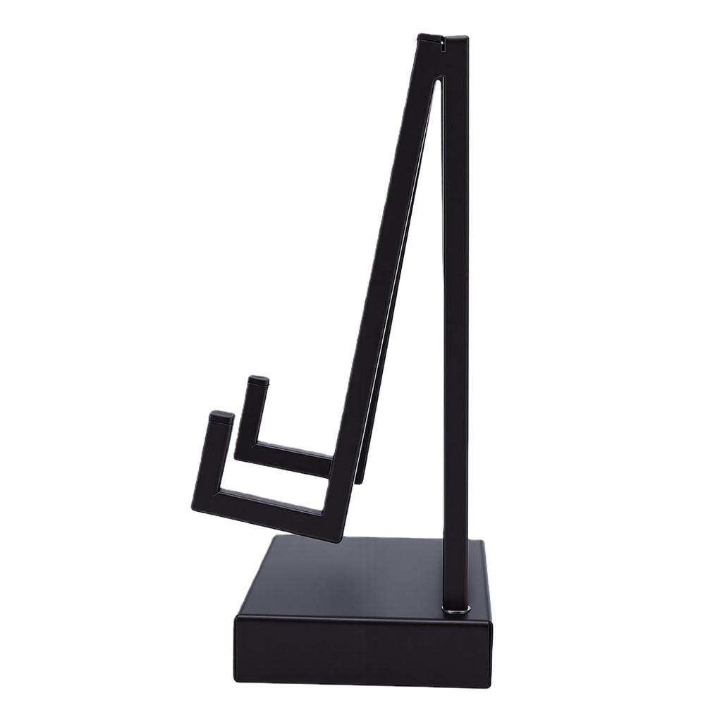 Metal Plate Stand Black Table Easel Stand Modern Book Picture Frame Artwork Holder for Display