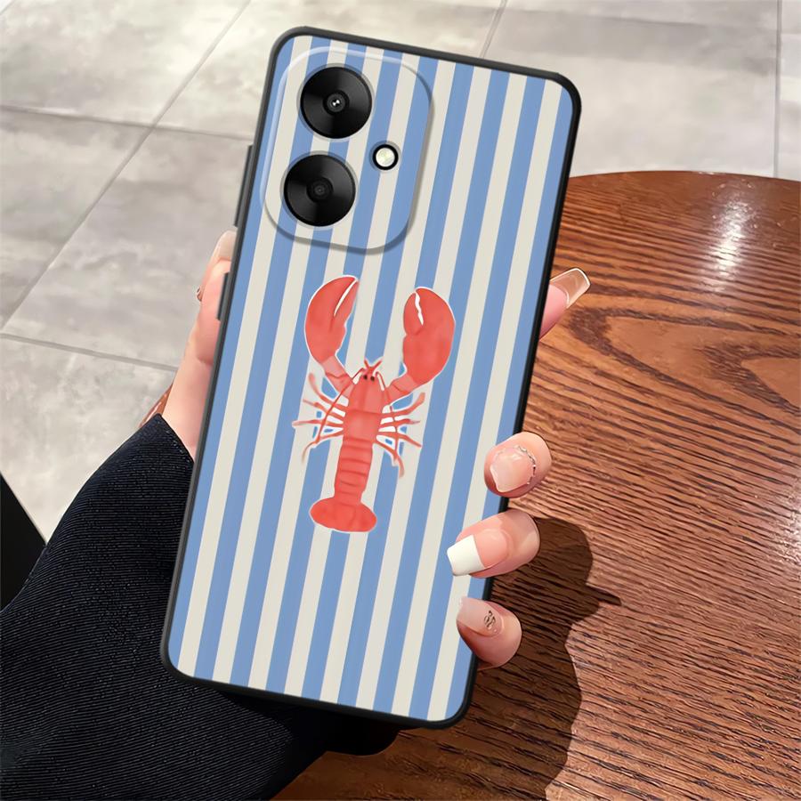 Marine Animals Soft Back Phone Cover Case for Xiaomi Redmi 12 A1 A2 Plus 9T 13C 9A 9C A5 K40 K50 Gaming 10 12C K60