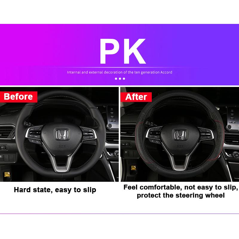 Car Steering Wheel Booster Cover Anti-skid For Honda Accord X 10th 2018 2022 2023 Hybrid Accessories