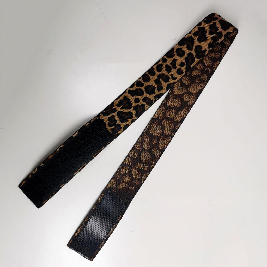 Butterfly Rose Hair Tie Wig Fix Band - Black, Gold, Silver, Purple Velcro Band