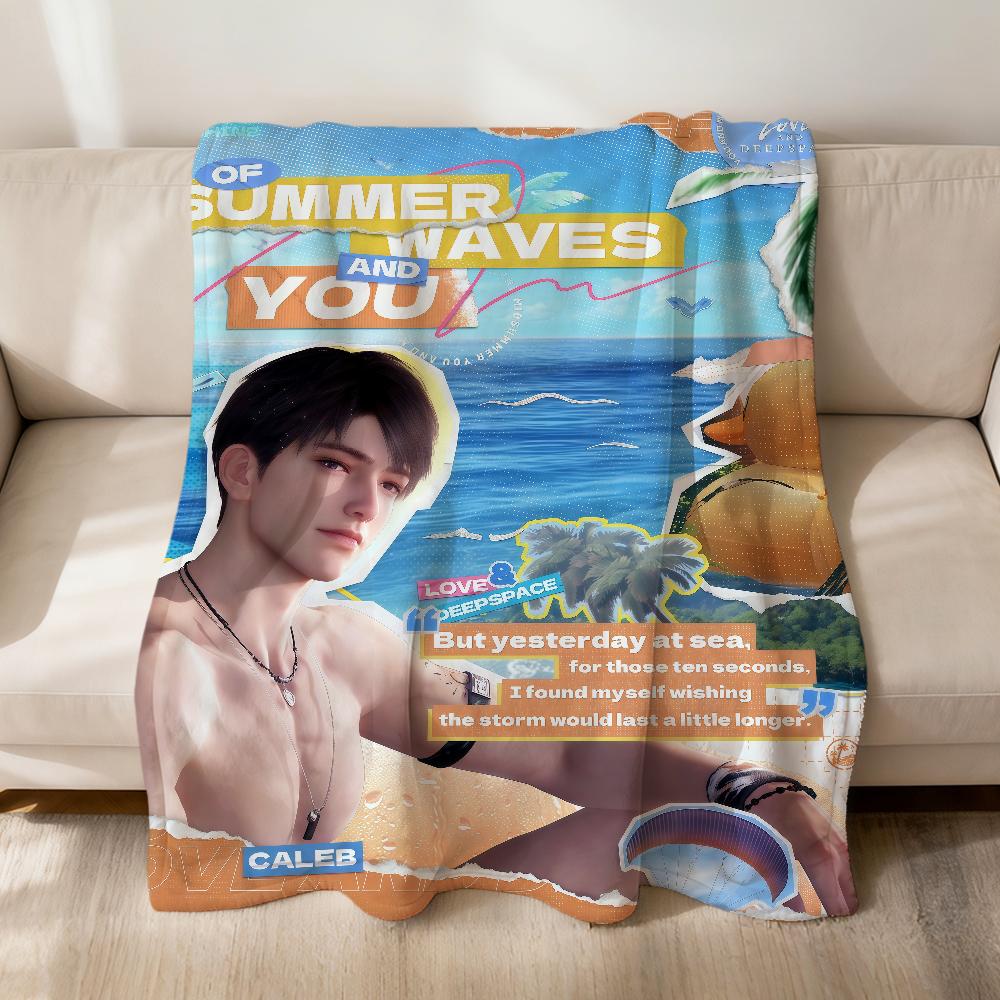 Sylus Poolside Memory Love and Deepspace Flannel soft warm plush blanket sofa living room pet hogar bed gift home Car portable