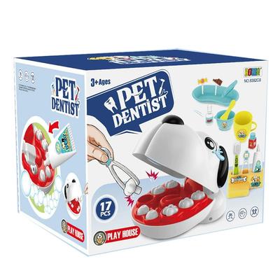TOMMYFIELD Doctor Educational Pretend Tooth Dentist Play, Doctor, Toy, Play, Brushing, Doctor, Patient, (Set A) 6+ [Product]