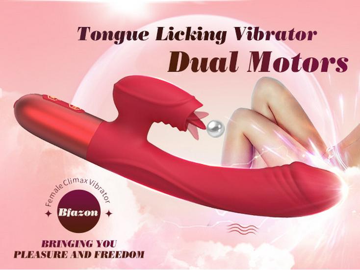 V2 Smart Female Vibrator: Electric Telescopic Massage & Erotic Tongue AV Stick