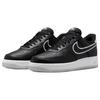 Nike Air Force 1 07 bestickter Swoosh – schwarze Herren-Sneaker, Weiß, Photon-Dust FJ4211-001