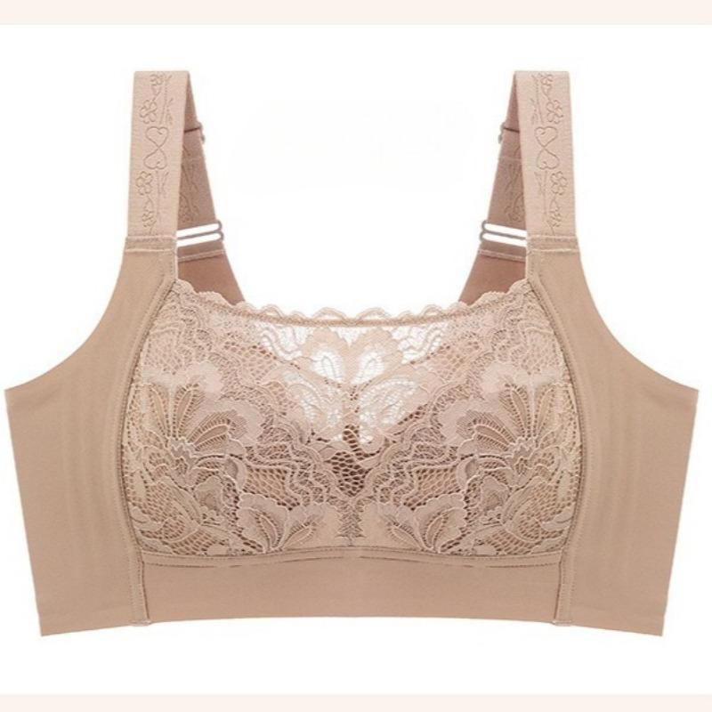 Seamless Foundation Bra for Women Push-up and Shaping Bra Side Boob Reduction and Anti-sagging Bra Makes Large Breasts Appear Smaller